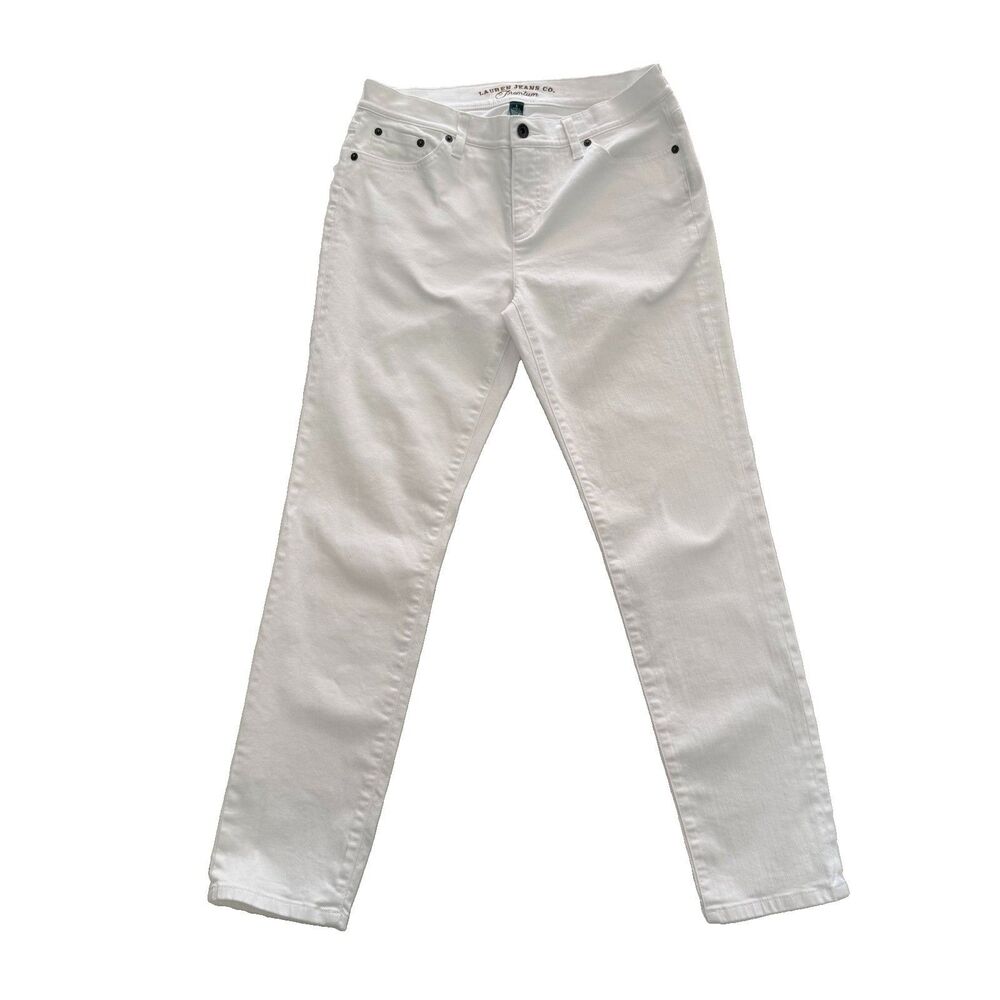 Women’s Ralph Lauren LRL White Jeans - Modern Skinny - Size 8